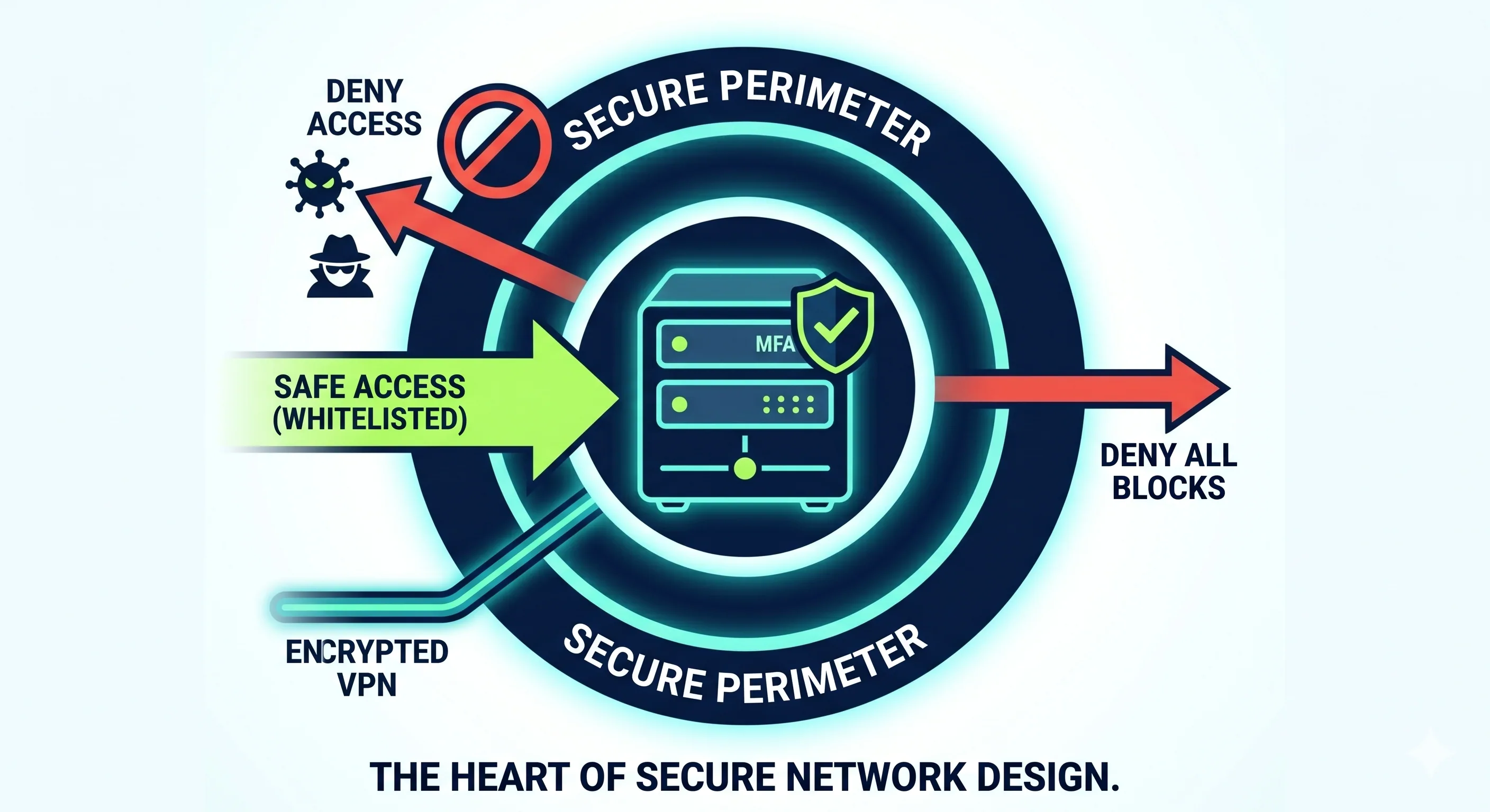 SMB network design overview: structured cabling, managed switches, VLAN segmentation, and Wi-Fi access points